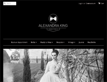 Tablet Screenshot of alexandra-king.com